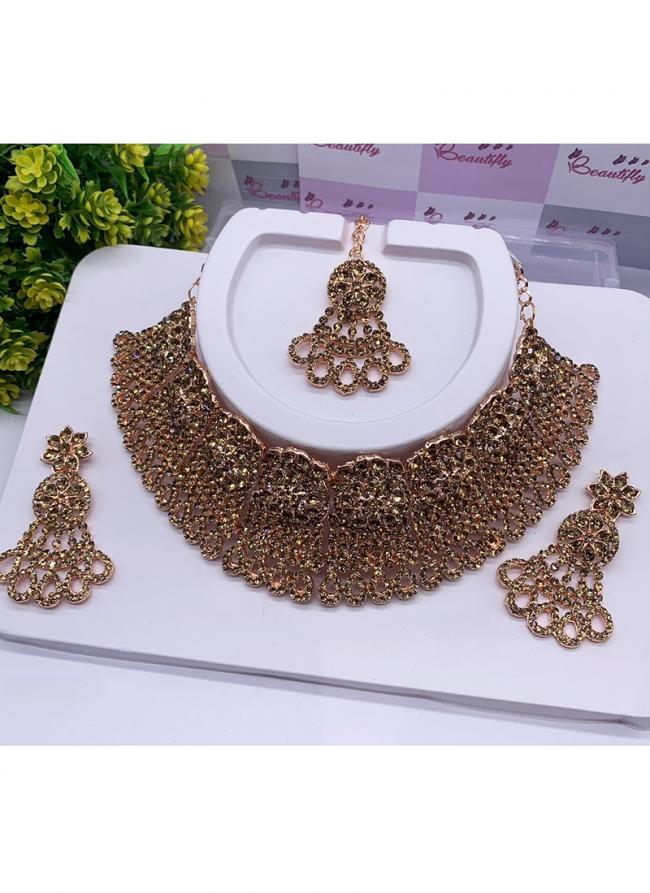 Copper Diamond Studded Multi Piece Set